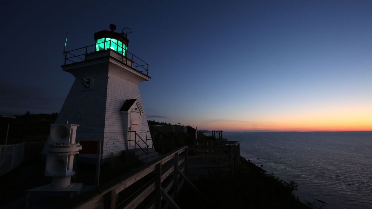 The current lighthouse at Cape Enrage has warned mariners of rocky cliffs for more than 140 years.